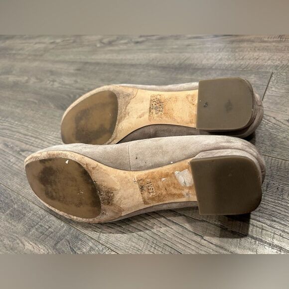 Tory Burch - Gigi Pump, Block Heel Suede, Size 7.5 - Picture 5 of 7